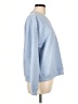 Lands' End Chevron-herringbone Blue Pullover Sweater Size L - photo 4