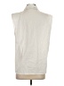 Habitual Ivory Sleeveless Button-Down Shirt Size Sm (1) - photo 2