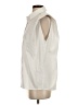 Habitual Ivory Sleeveless Button-Down Shirt Size Sm (1) - photo 5