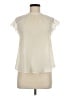 rue21 100% Polyester Ivory Short Sleeve Blouse Size M - photo 1