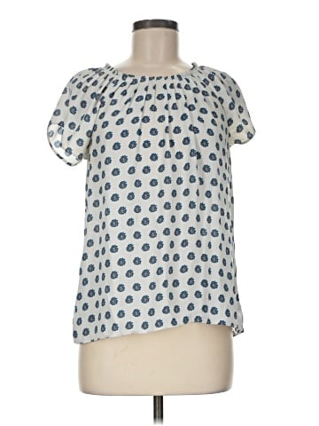 Ann Taylor LOFT Outlet Short Sleeve Blouse (view 1)