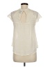 rue21 100% Polyester Ivory Short Sleeve Blouse Size M - photo 2