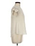 rue21 100% Polyester Ivory Short Sleeve Blouse Size M - photo 4