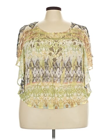 Live and Let Live Short Sleeve Blouse (view 1)