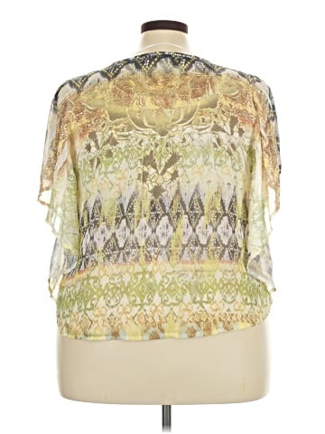 Live and Let Live Short Sleeve Blouse (view 2)