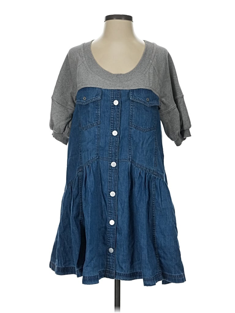 Pre-owned Pilcro Casual Dress In Gray