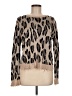 Fate Animal Print Tan Pullover Sweater Size M - photo 1