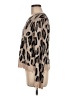 Fate Animal Print Tan Pullover Sweater Size M - photo 5