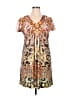 One World Paisley Brown Casual Dress Size 1X - photo 1
