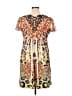 One World Paisley Brown Casual Dress Size 1X - photo 2