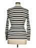 Basic Editions 100% Cotton Stripes Ivory Pullover Sweater Size XL - photo 2