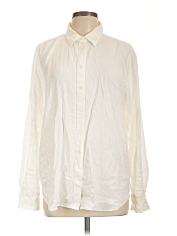Ann Taylor Long Sleeve Button-Down Shirt (view 1)