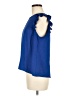 Halogen 100% Polyester Blue Sleeveless Blouse Size M - photo 5