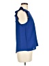 Halogen 100% Polyester Blue Sleeveless Blouse Size M - photo 4