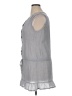 Zara Basic Gray Sleeveless Button-Down Shirt Size XL - photo 5