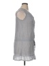 Zara Basic Gray Sleeveless Button-Down Shirt Size XL - photo 4