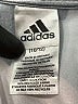 Adidas 100% Polyester Print Gray Track Jacket Size 10 - 12 - photo 3