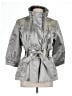 Cache Metallic Silver Raincoat Size L - photo 1