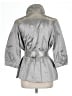 Cache Metallic Silver Raincoat Size L - photo 2