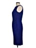 Cache Solid Blue Cocktail Dress Size M - photo 5