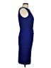 Cache Solid Blue Cocktail Dress Size M - photo 4