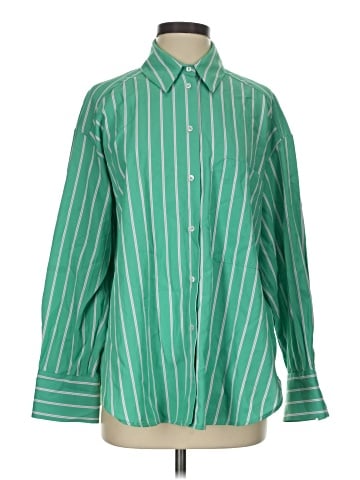 Zara Long Sleeve Button-Down Shirt (view 1)