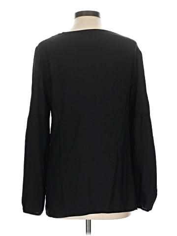 Nanette Lepore Long Sleeve Silk Top (view 2)