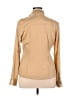 Cache Metallic Tan Long Sleeve Silk Top Size XL - photo 2
