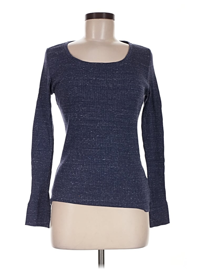 Pre-owned Faded Glory Long Sleeve T-shirt In Blue