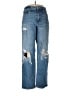 Old Navy Graphic Blue Jeans Size 10 - photo 1