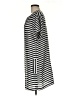 Woolworths 100% Polyester Stripes Black Casual Dress Size M - photo 5