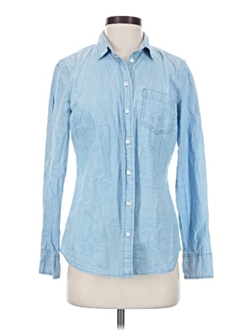 J.Crew Factory Store Long Sleeve Button-Down Shirt (view 1)