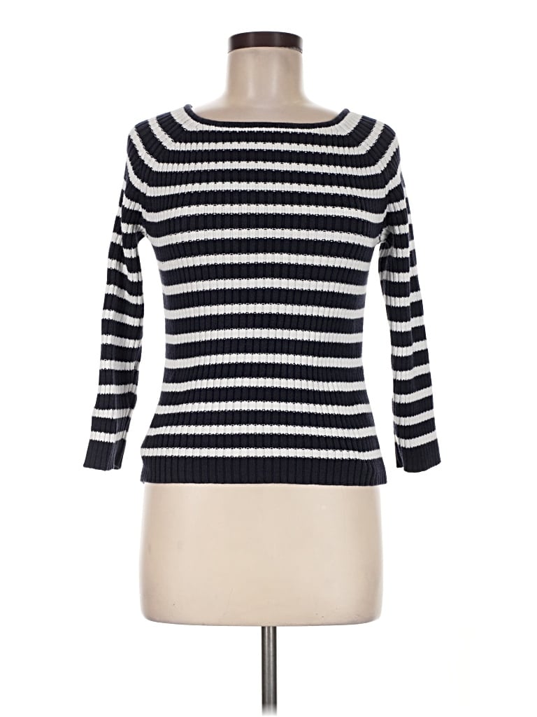 Pre-owned Tommy Hilfiger Turtleneck Sweater In White