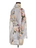 Bailey 44 Floral Silver 3/4 Sleeve Blouse Size XL - photo 4