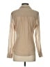 Cache Metallic Tan Long Sleeve Blouse Size S - photo 2