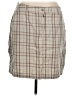 Basic Editions Plaid Tan Casual Skirt Size XL - photo 1