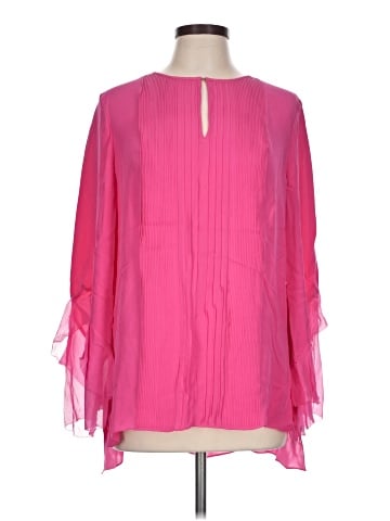 Elie Tahari 3/4 Sleeve Silk Top (view 1)