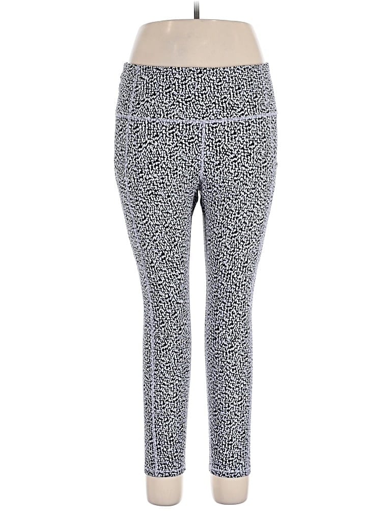 Pre-owned Athleta Active Pants In Silver