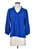 CeCe Blue 3/4 Sleeve Blouse Size S - photo 1