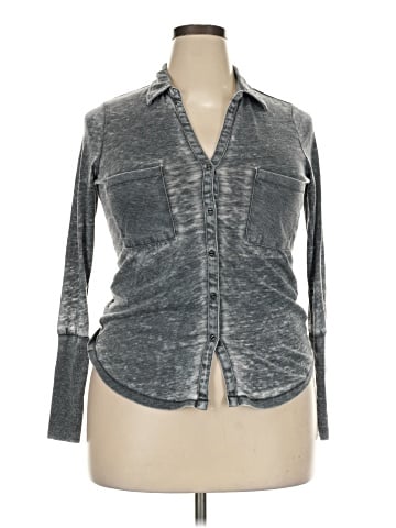 ALTERNATIVE 3/4 Sleeve Button-Down Shirt (view 1)