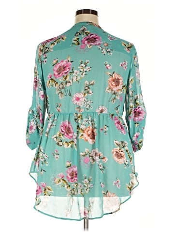 Torrid 3/4 Sleeve Blouse (view 2)