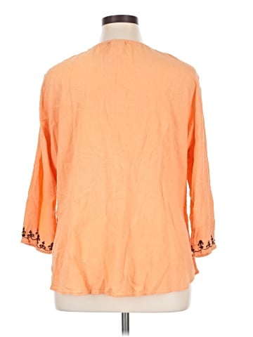 Faded Glory 3/4 Sleeve Blouse (view 2)