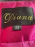 Diana 100% Polyester Metallic Pink Jacket Size 22 - photo 6