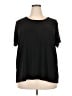 89th & Madison Black Short Sleeve Top Size 3X - photo 1