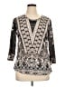One World Silver 3/4 Sleeve T-Shirt Size XL - photo 1
