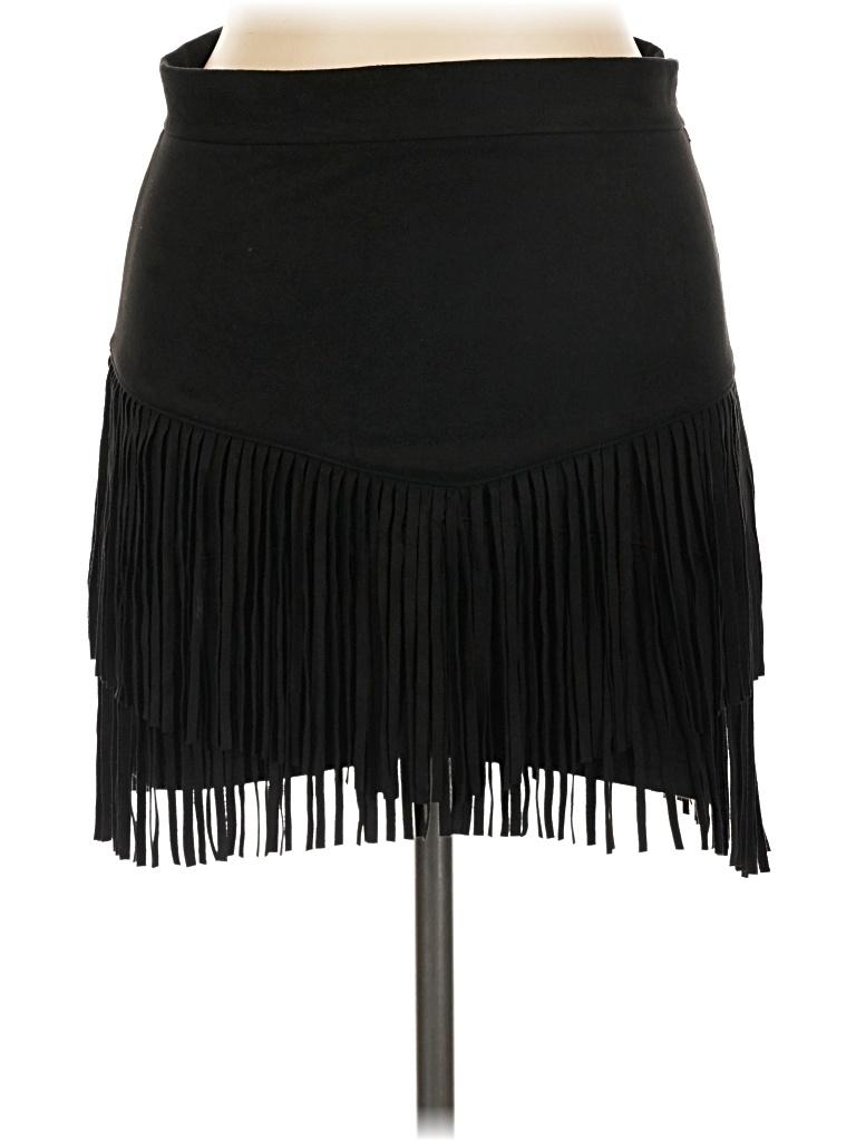 Pre-owned Altar'd State Casual Skirt In Black