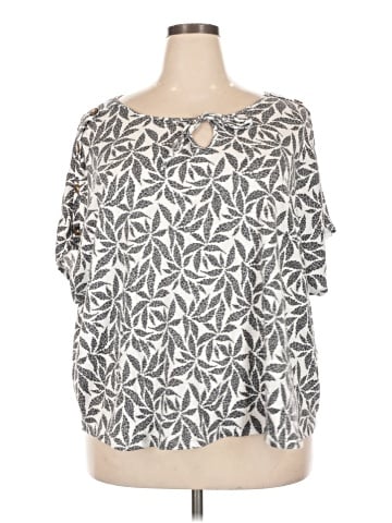 Como Black 3/4 Sleeve T-Shirt (view 1)