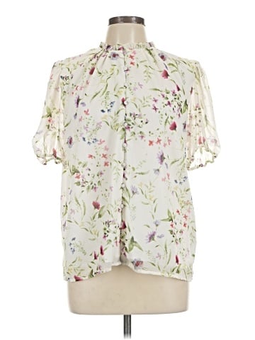 PREMISE Short Sleeve Blouse (view 1)