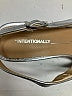 Intentionally ______ 100% Leather Metallic Silver Heels Size EU 36 - photo 3