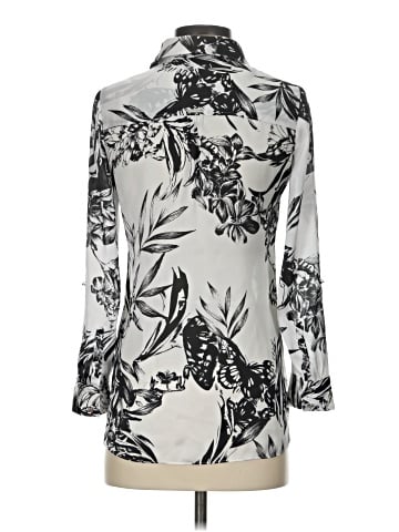 White House Black Market 3/4 Sleeve Blouse (view 2)